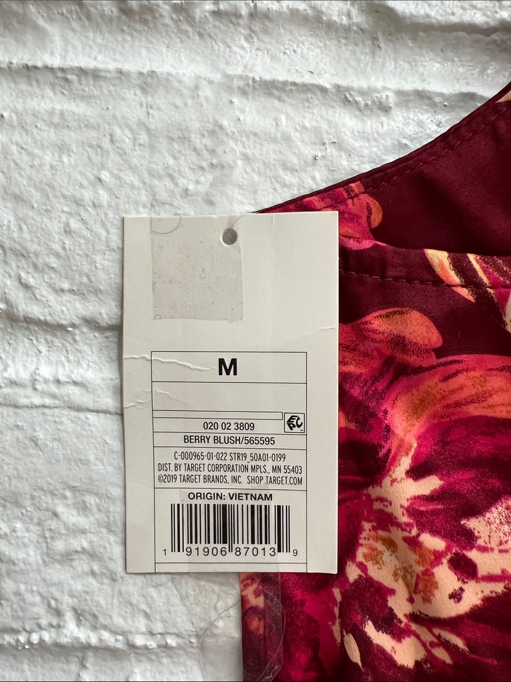 STARS ABOVE Burgundy Hot Pink Orange Floral Satin Loungewear Camisole Shorts Set - Picture 8 of 15